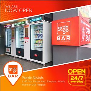 Grab n Go Store Snack and Meal Vending Machines in the Philippines